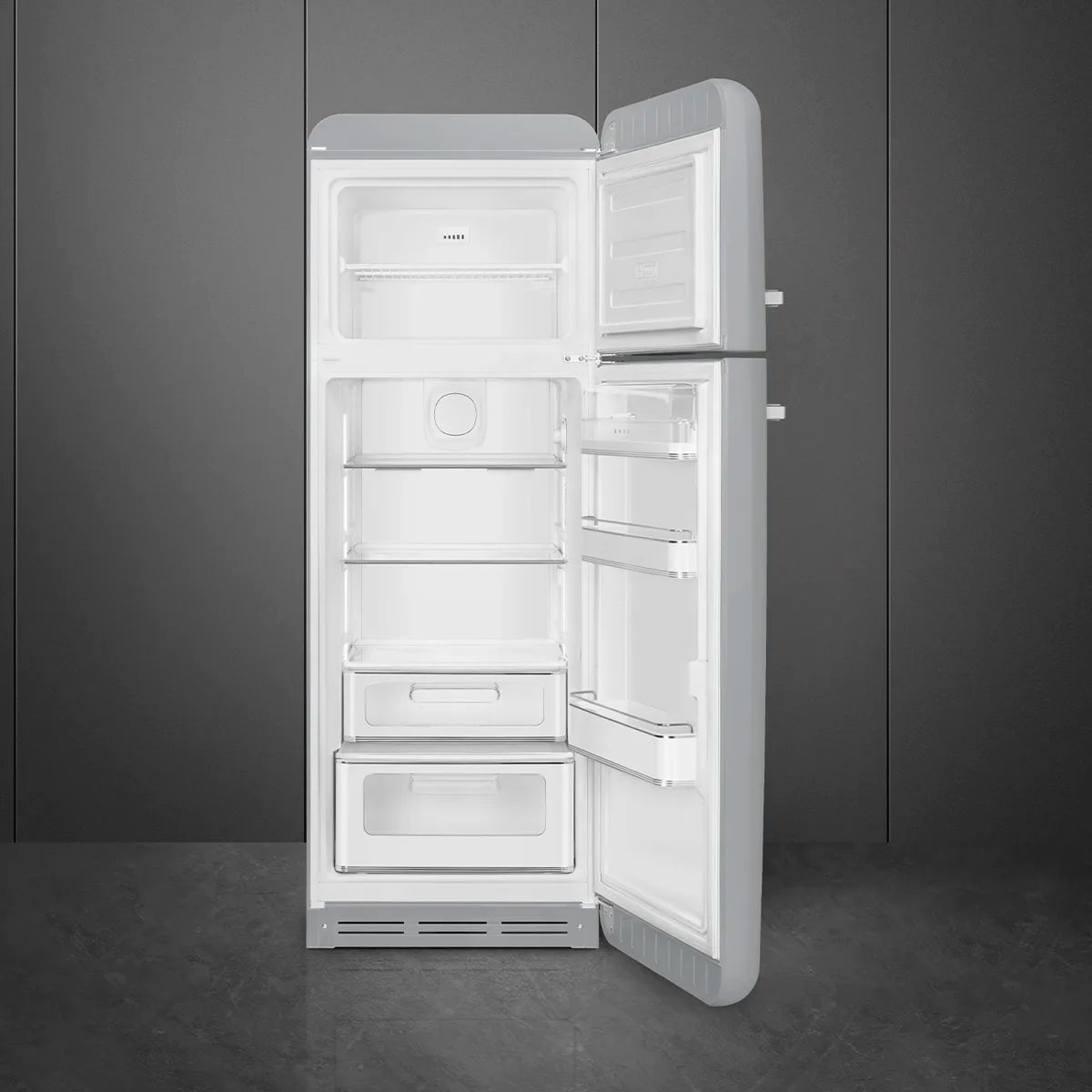 Lodówka wolnostojąca FAB Smeg FAB30RSV6 50's Style Srebrny