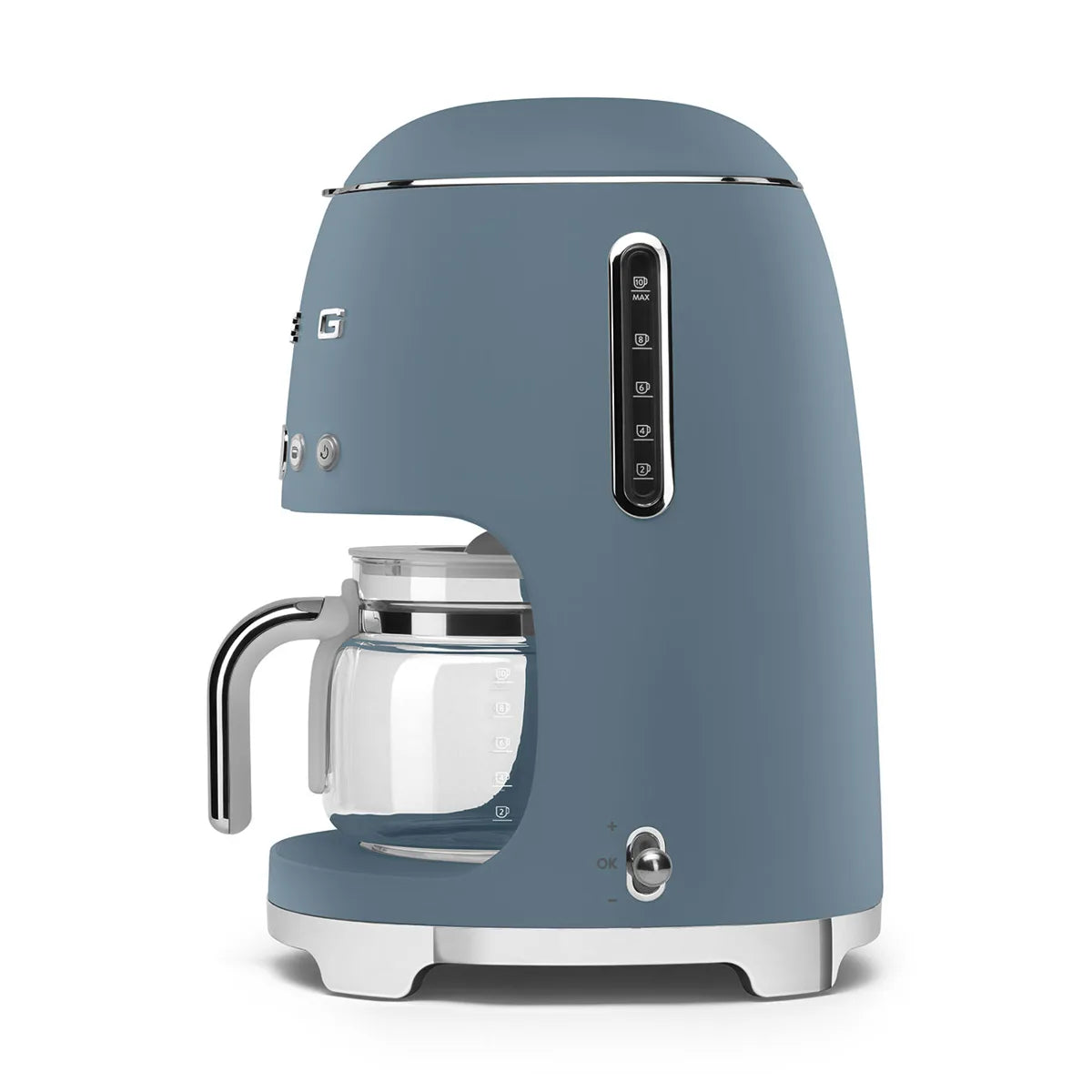 Przelewowy ekspres do kawy Smeg DCF02SBMEU Storm blue 50's Style