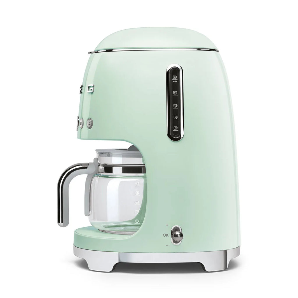 Przelewowy ekspres do kawy Smeg DCF02PGEU Pastelowa zieleń 50's Style