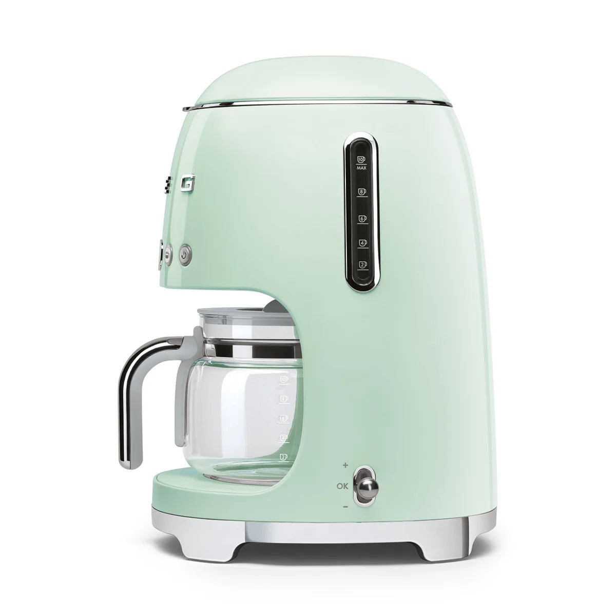 Przelewowy ekspres do kawy Smeg DCF02PGEU Pastelowa zieleń 50's Style