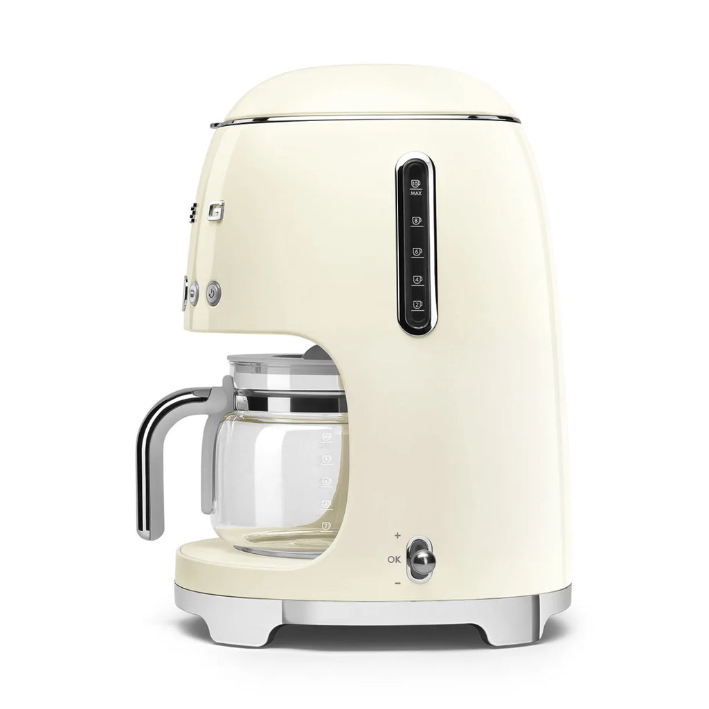 Przelewowy ekspres do kawy Smeg DCF02CREU Kremowy 50's Style