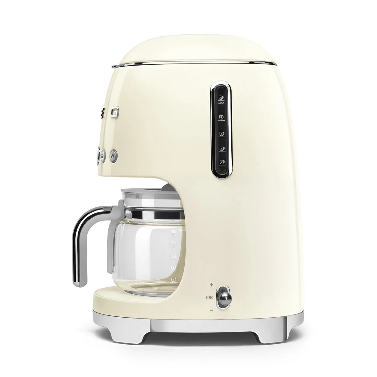 Przelewowy ekspres do kawy Smeg DCF02CREU Kremowy 50's Style