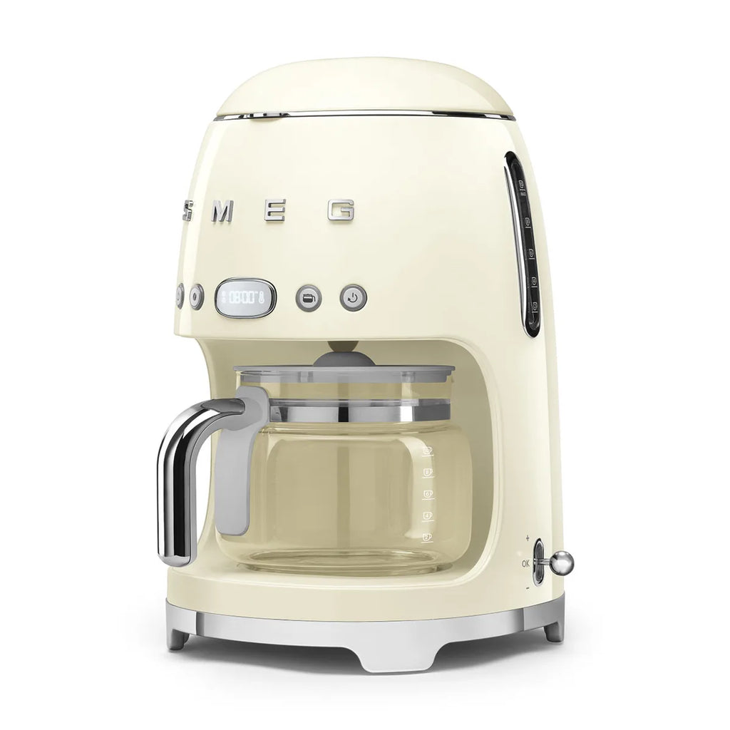 Przelewowy ekspres do kawy Smeg DCF02CREU Kremowy 50's Style