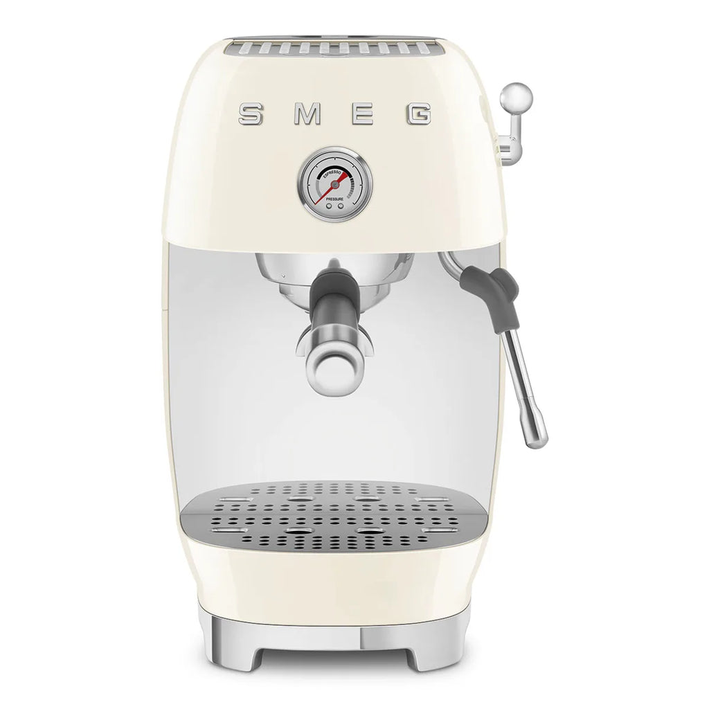 Kolbowy ekspres do kawy Smeg ECF03CREU Kremowy 50's Style