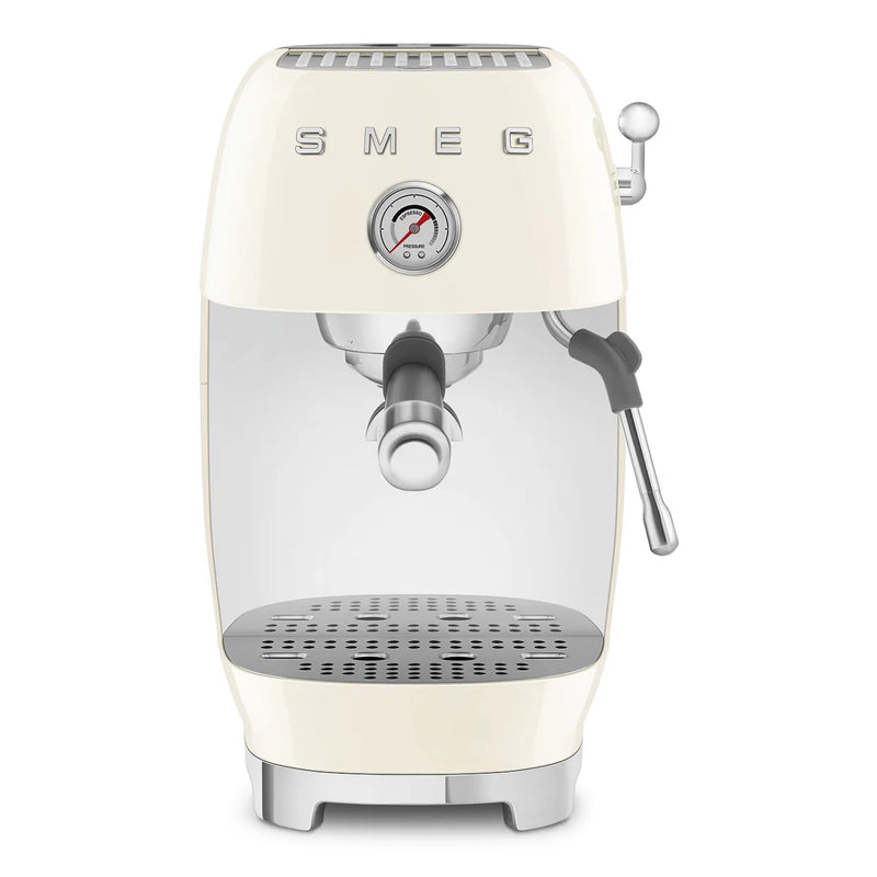 Kolbowy ekspres do kawy Smeg ECF03CREU Kremowy 50's Style