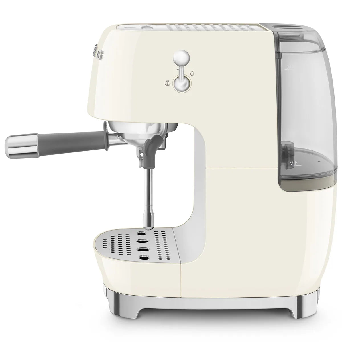 Kolbowy ekspres do kawy Smeg ECF03CREU Kremowy 50's Style