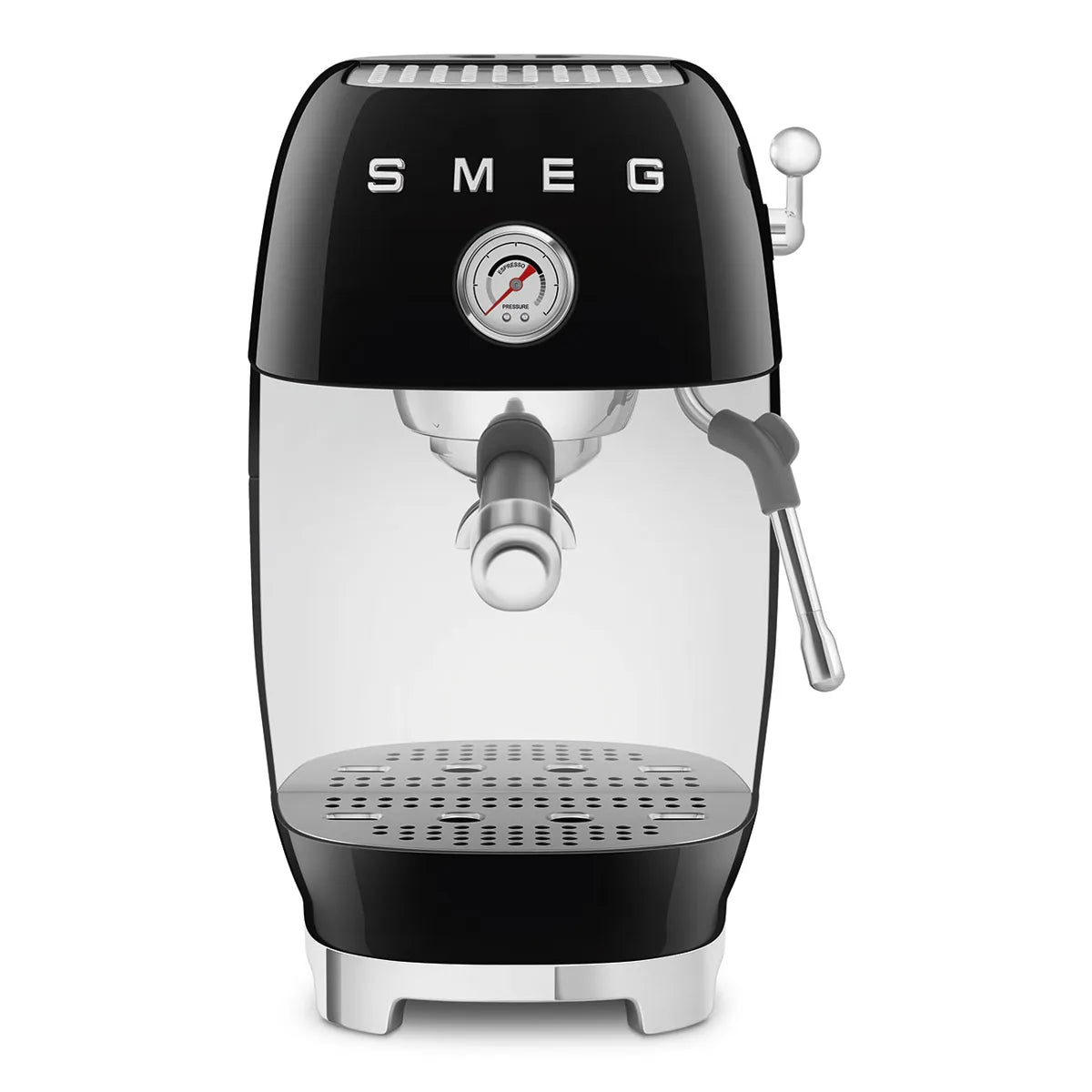 Kolbowy ekspres do kawy Smeg ECF03BLEU Czarny 50's Style