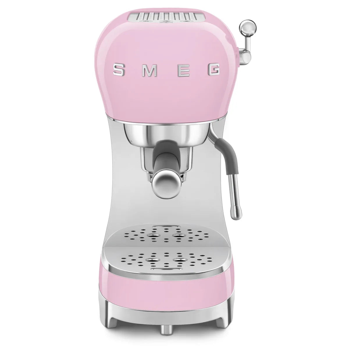 Kolbowy ekspres do kawy Smeg ECF02PKEU Pastelowy róż 50's Style