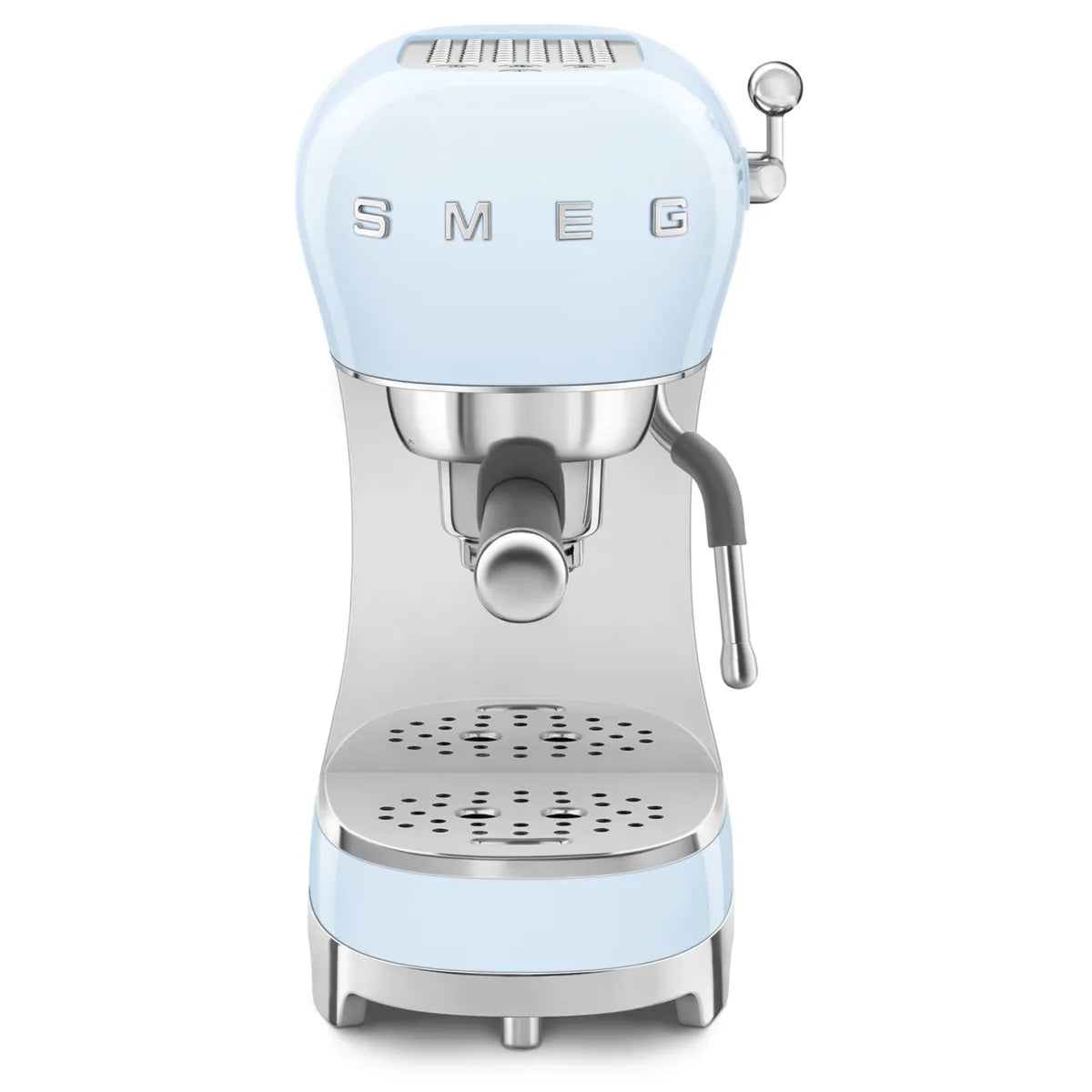 Kolbowy ekspres do kawy Smeg ECF02PBEU Pastelowy błękit 50's Style