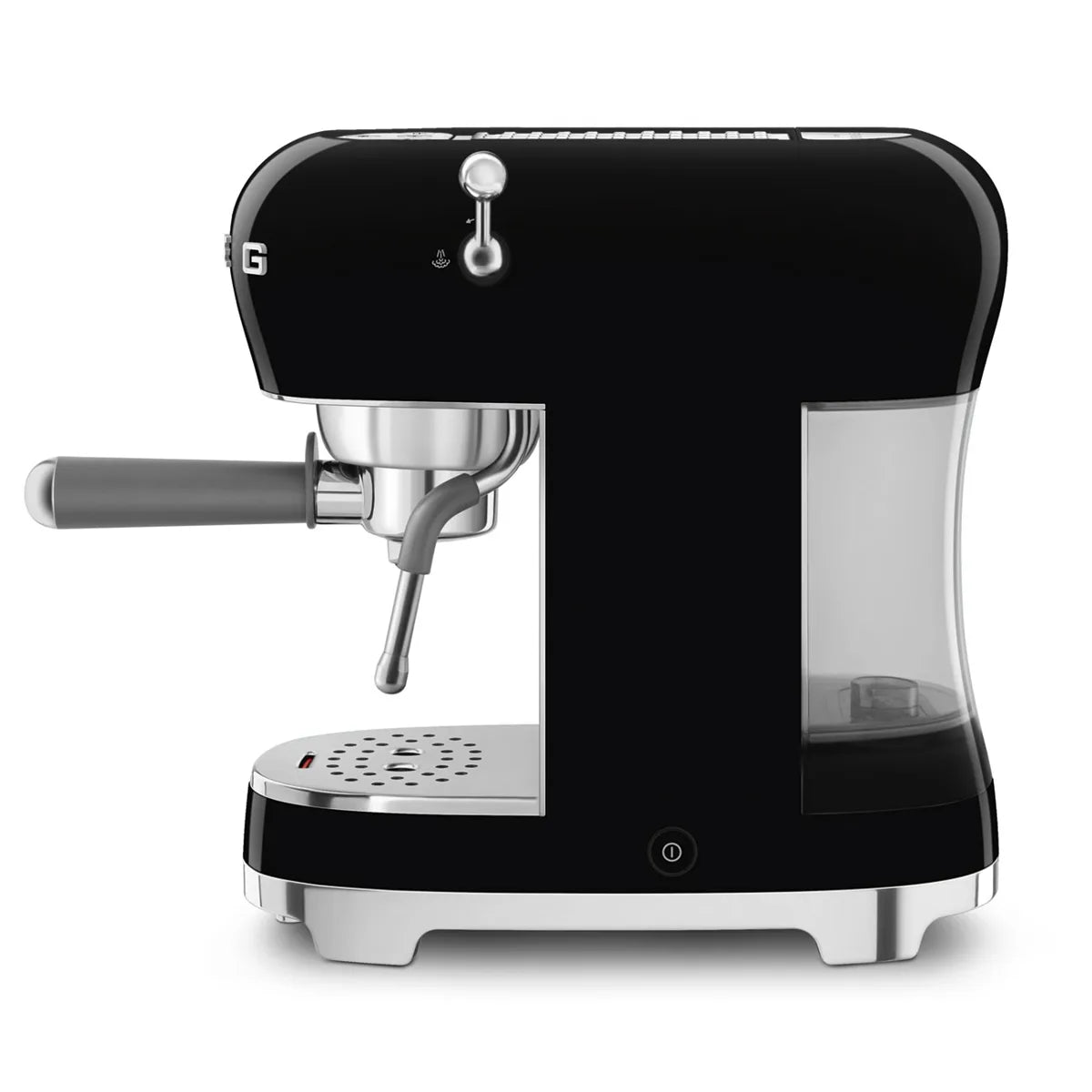 Kolbowy ekspres do kawy Smeg ECF02BLEU Czarny 50's Style