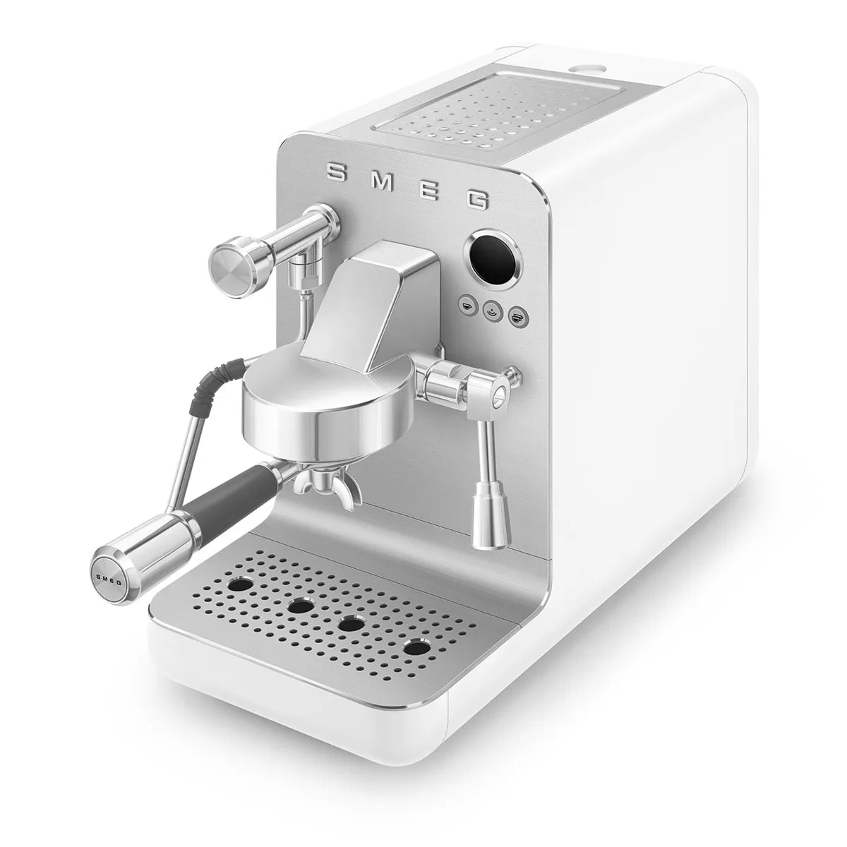 Kolbowy ekspres do kawy Minipro Smeg EMC02WHMEU Biały Collezione