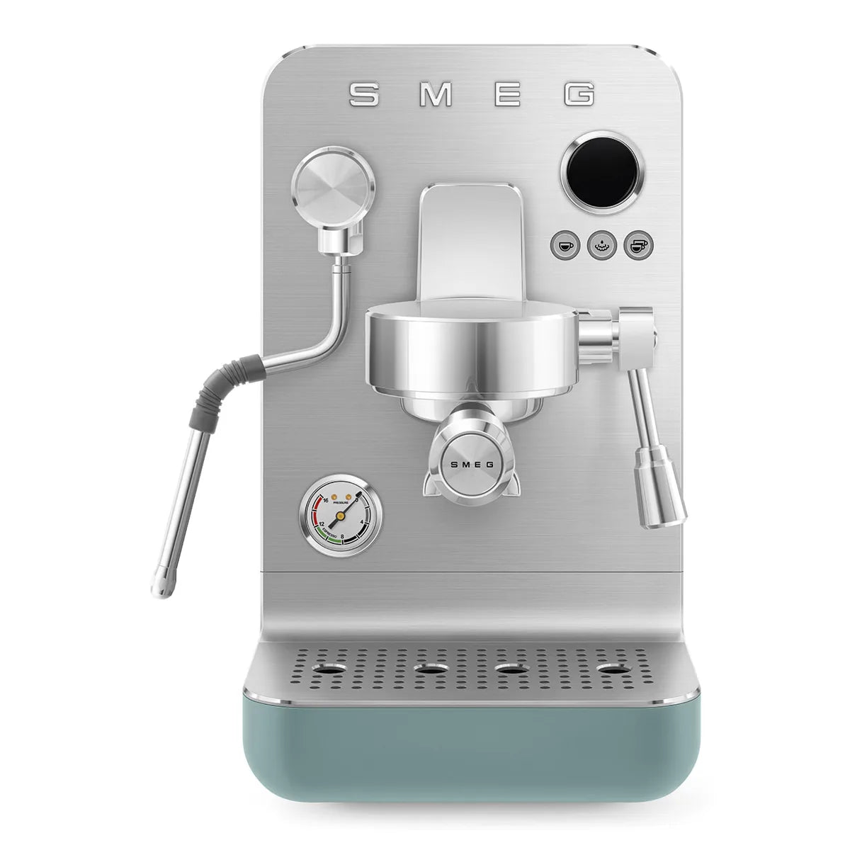Kolbowy ekspres do kawy Minipro Smeg EMC02EGMEU Szmaragdowy Collezione