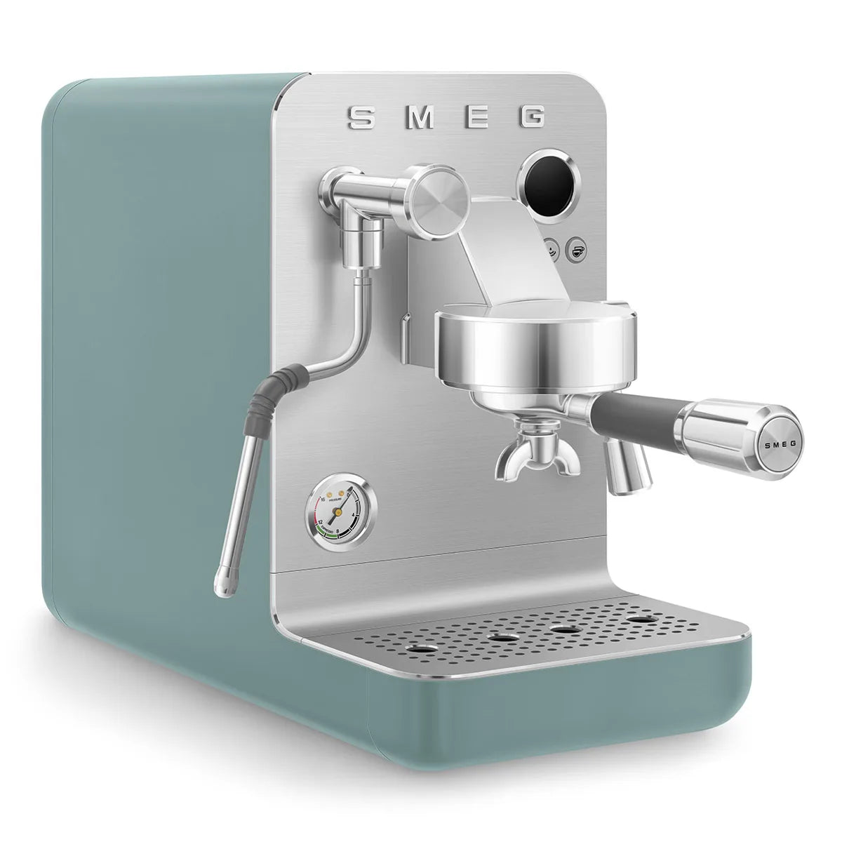 Kolbowy ekspres do kawy Minipro Smeg EMC02EGMEU Szmaragdowy Collezione