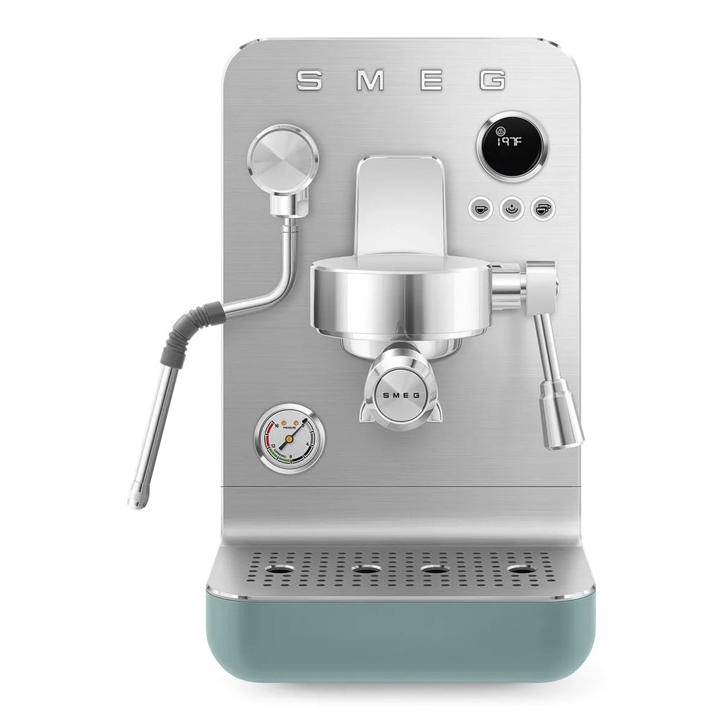 Kolbowy ekspres do kawy Minipro Smeg EMC02EGMEU Szmaragdowy Collezione