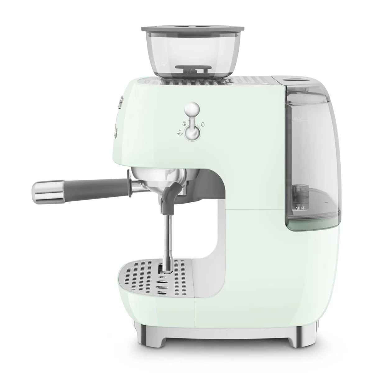 Kolbowy ekspres do kawy Smeg EGF03PGEU Pastelowa zieleń 50's Style