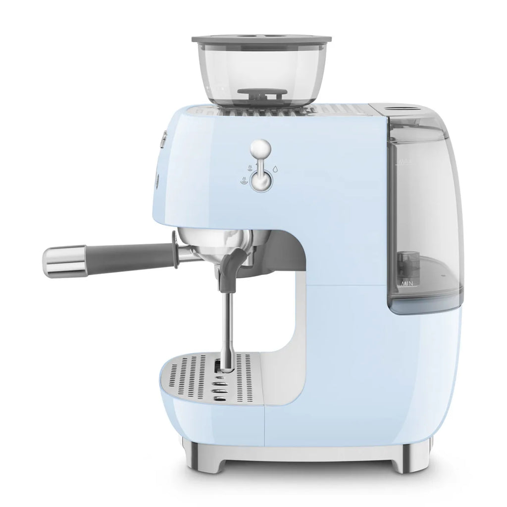 Kolbowy ekspres do kawy Smeg EGF03PBEU Pastelowy błękit 50's Style