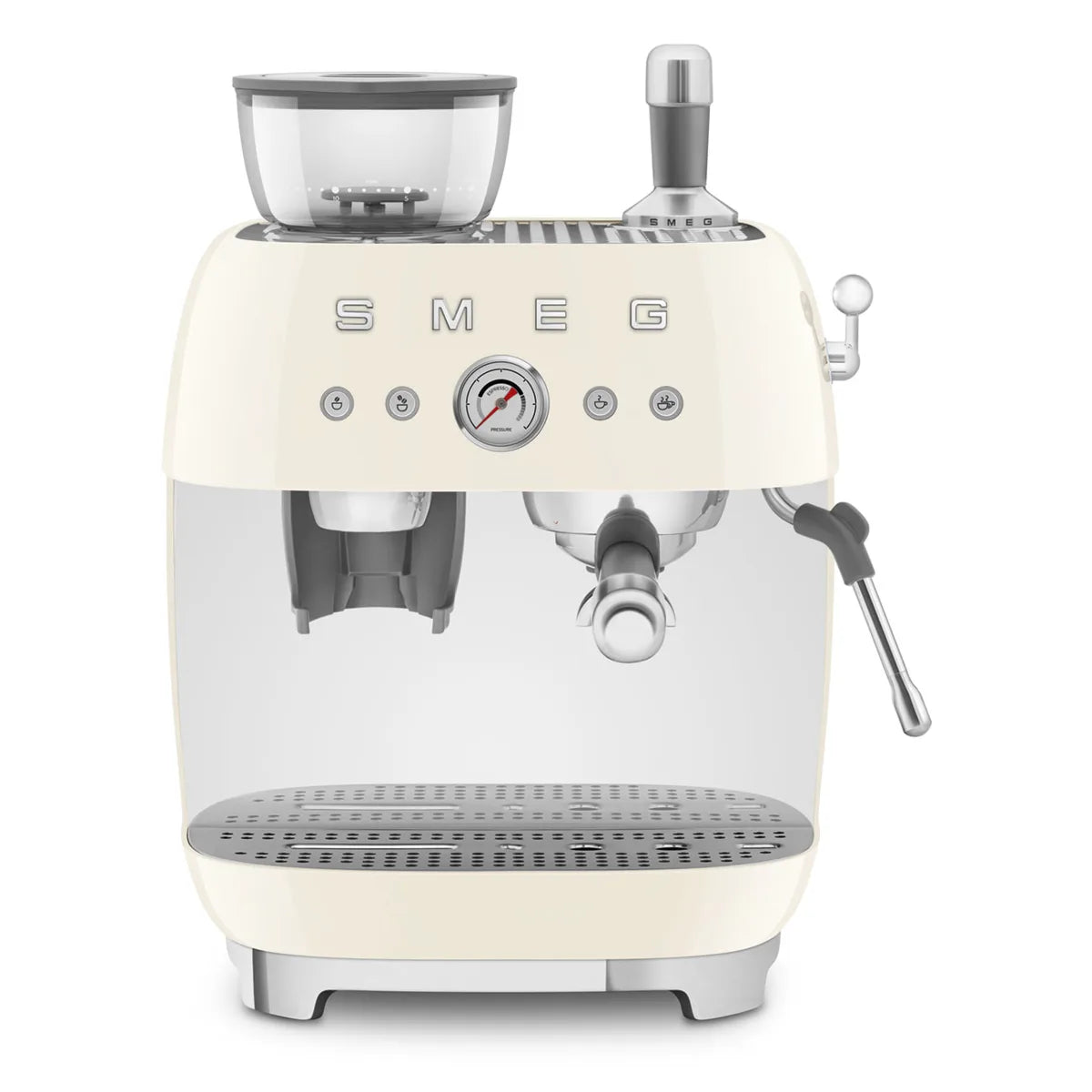 Kolbowy ekspres do kawy Smeg EGF03CREU Kremowy 50's Style