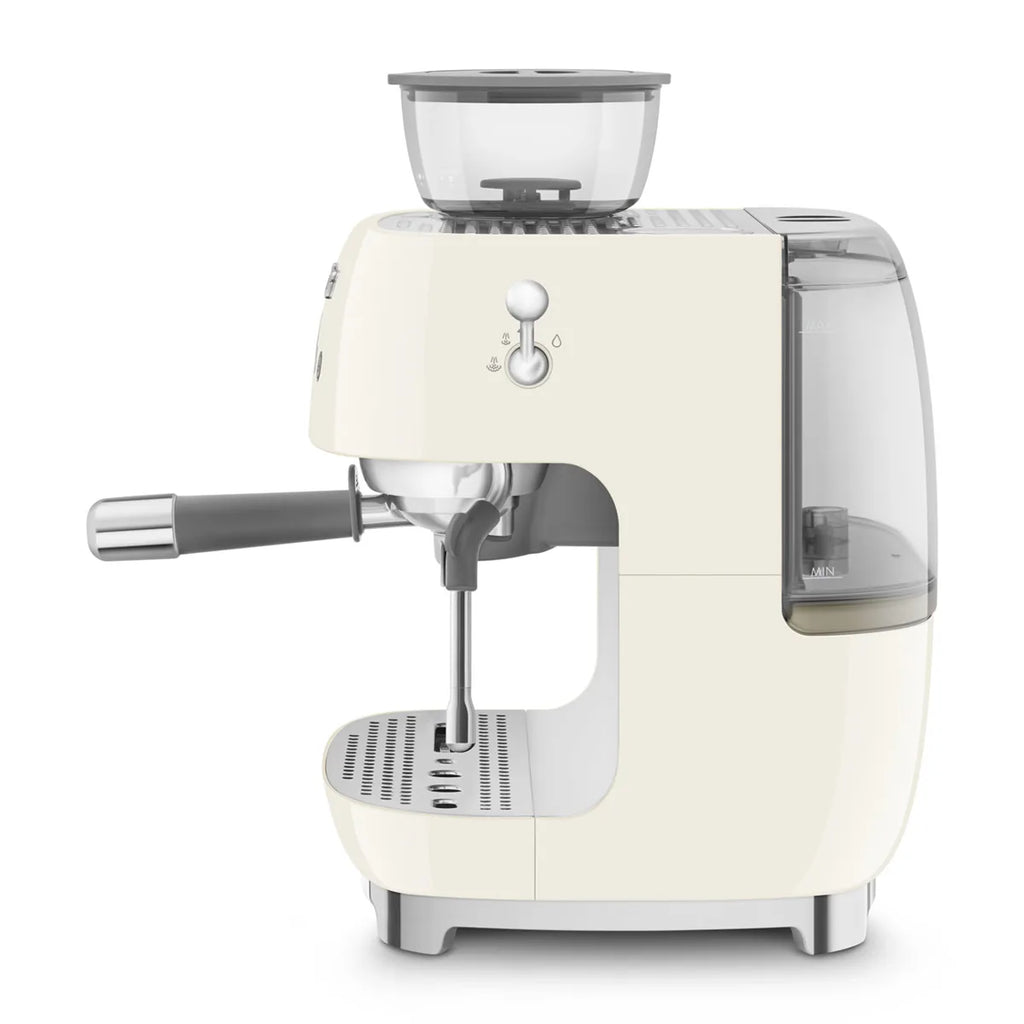 Kolbowy ekspres do kawy Smeg EGF03CREU Kremowy 50's Style