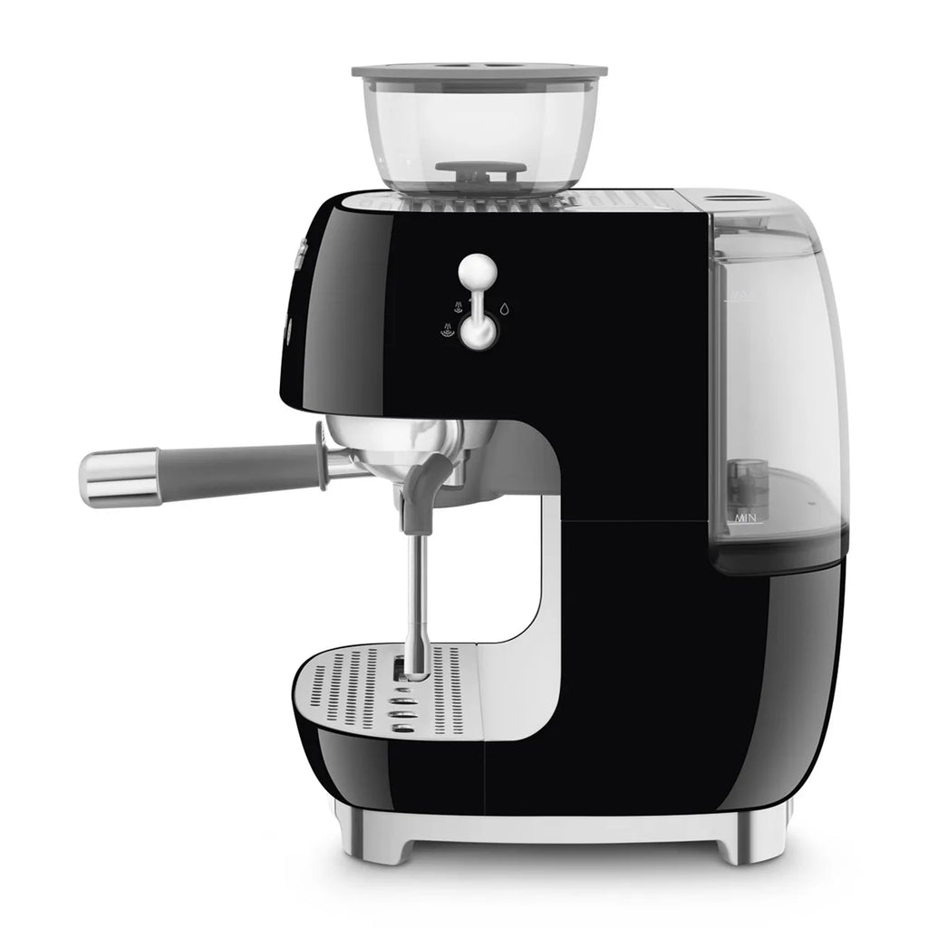 Kolbowy ekspres do kawy Smeg EGF03BLEU Czarny 50's Style