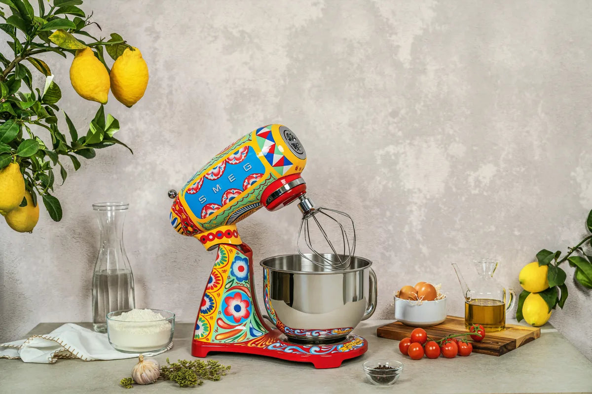 Mikser planetarny Smeg SMF03DGEU Edycja specjalna 50's Style