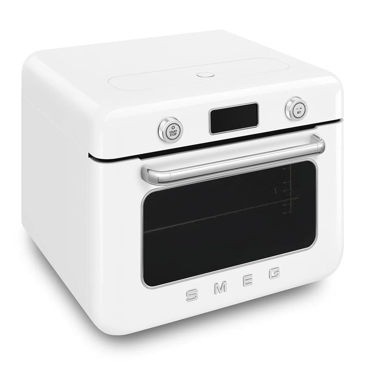 Nablatowy piekarnik Galileo Smeg COF01WHEU Biały 50's Style