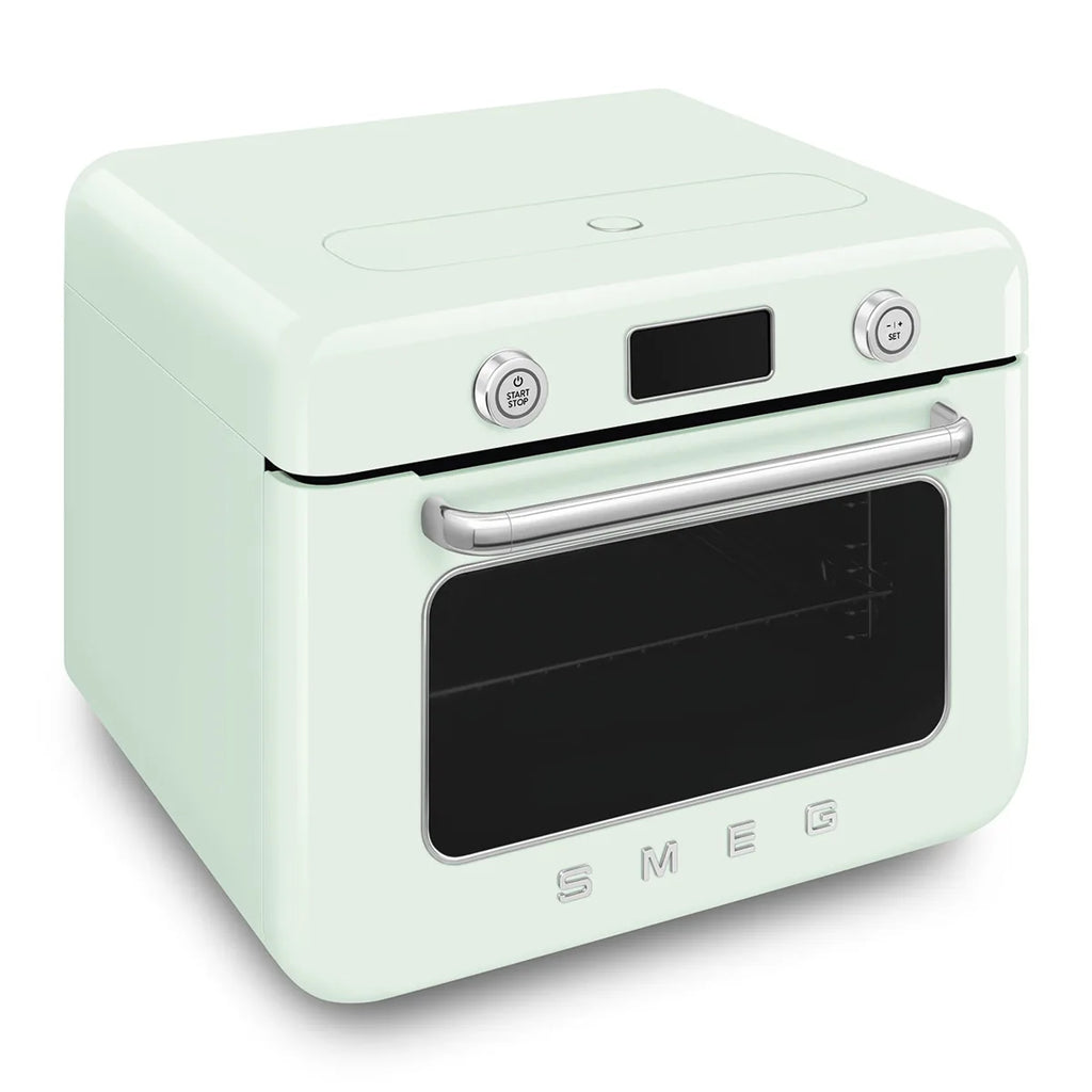 Nablatowy piekarnik Galileo Smeg COF01PGEU Pastelowa zieleń 50's Style