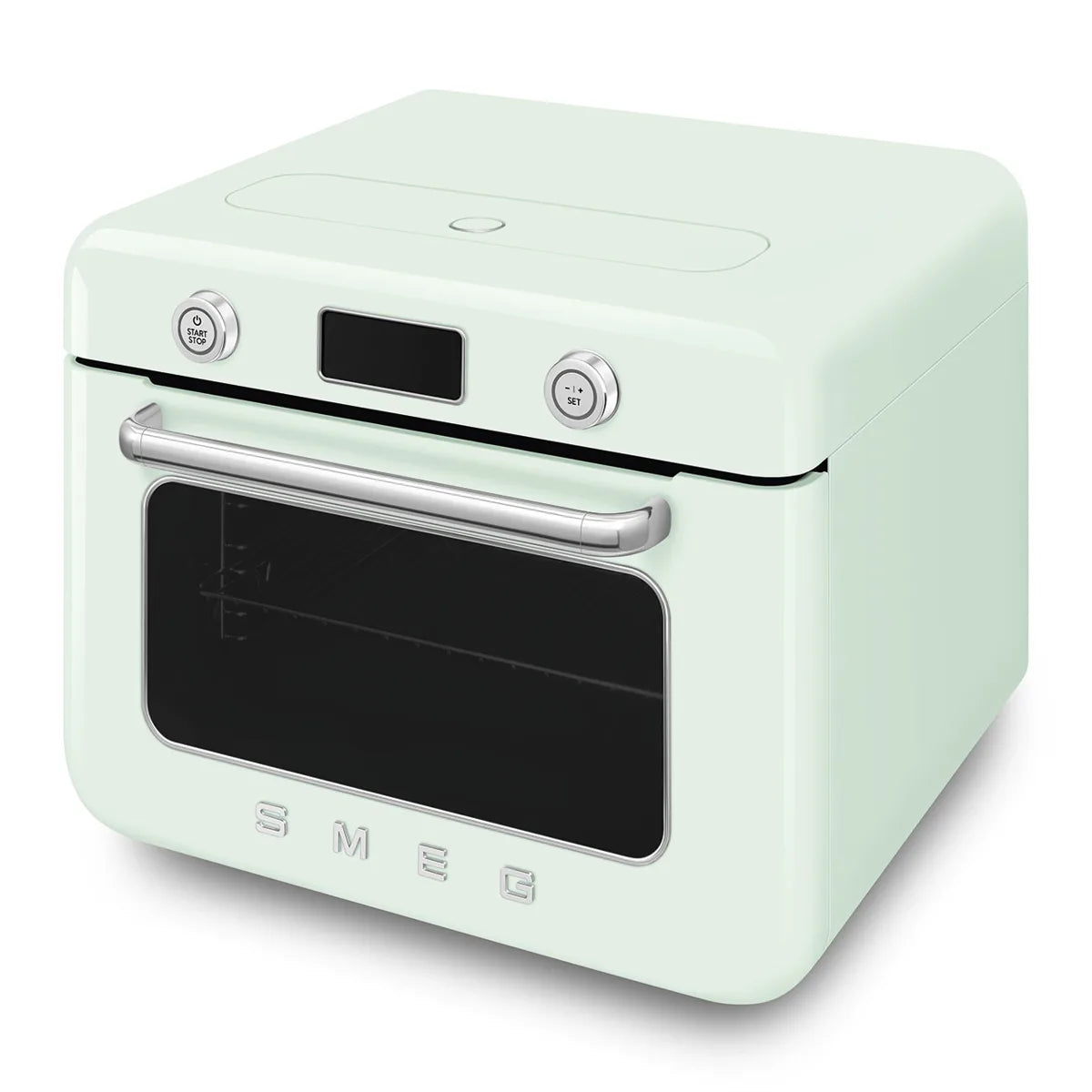 Nablatowy piekarnik Galileo Smeg COF01PGEU Pastelowa zieleń 50's Style