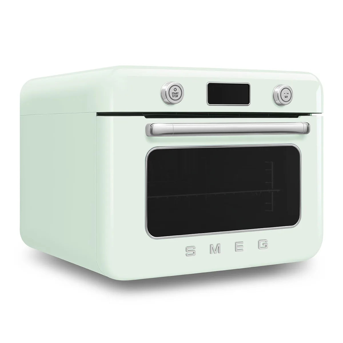 Nablatowy piekarnik Galileo Smeg COF01PGEU Pastelowa zieleń 50's Style
