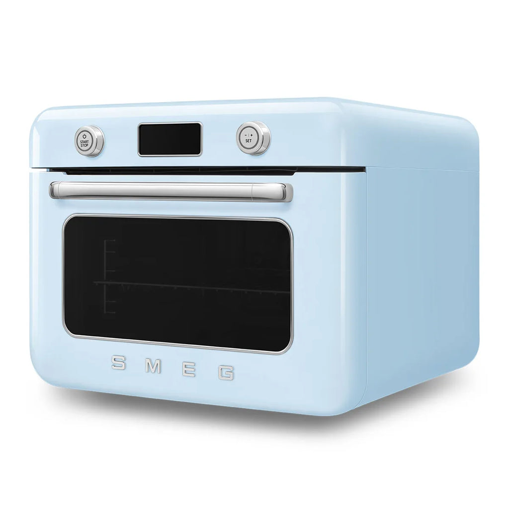 Nablatowy piekarnik Galileo Smeg COF01PBEU Pastelowy błękit 50's Style