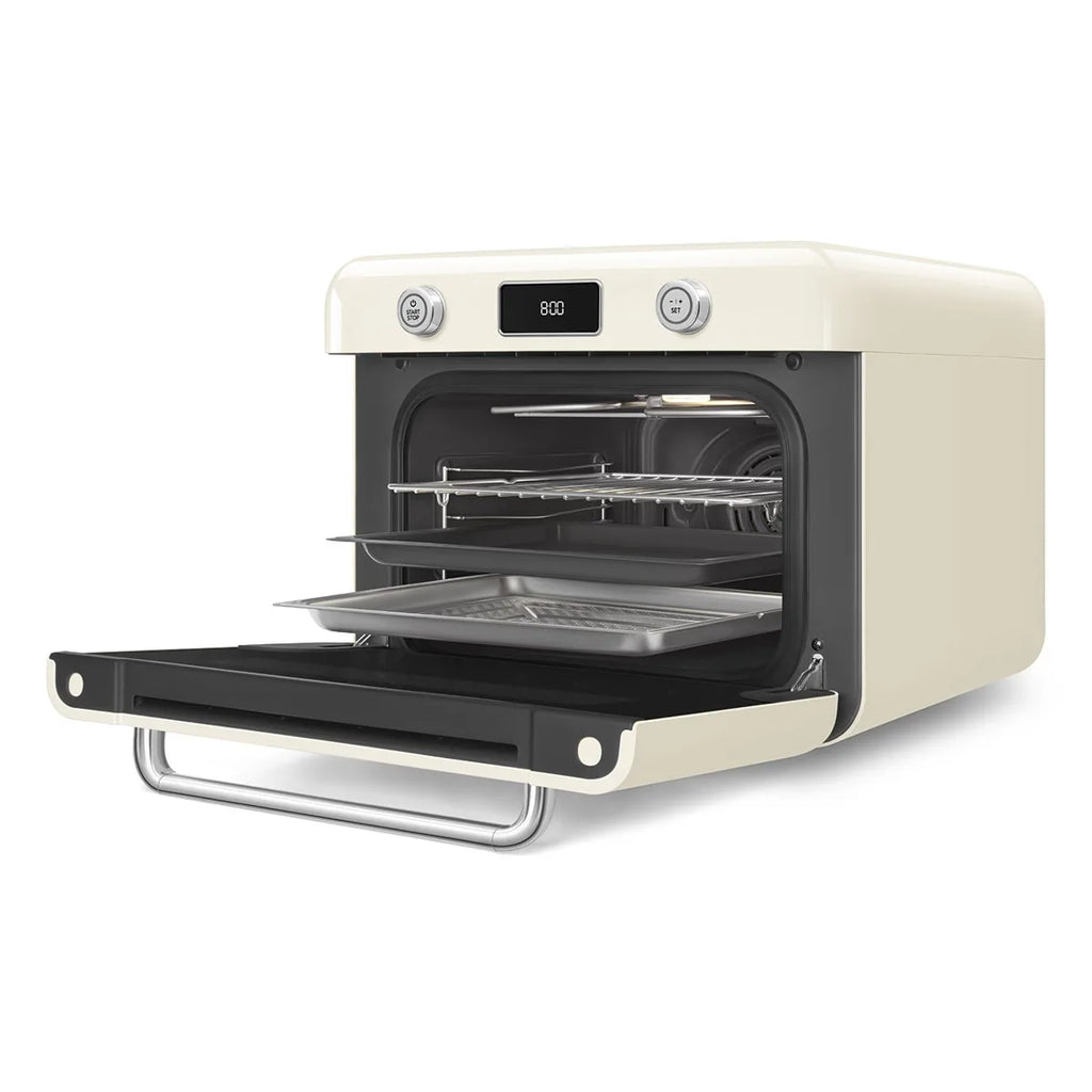 Nablatowy piekarnik Galileo Smeg COF01CREU Kremowy 50's Style