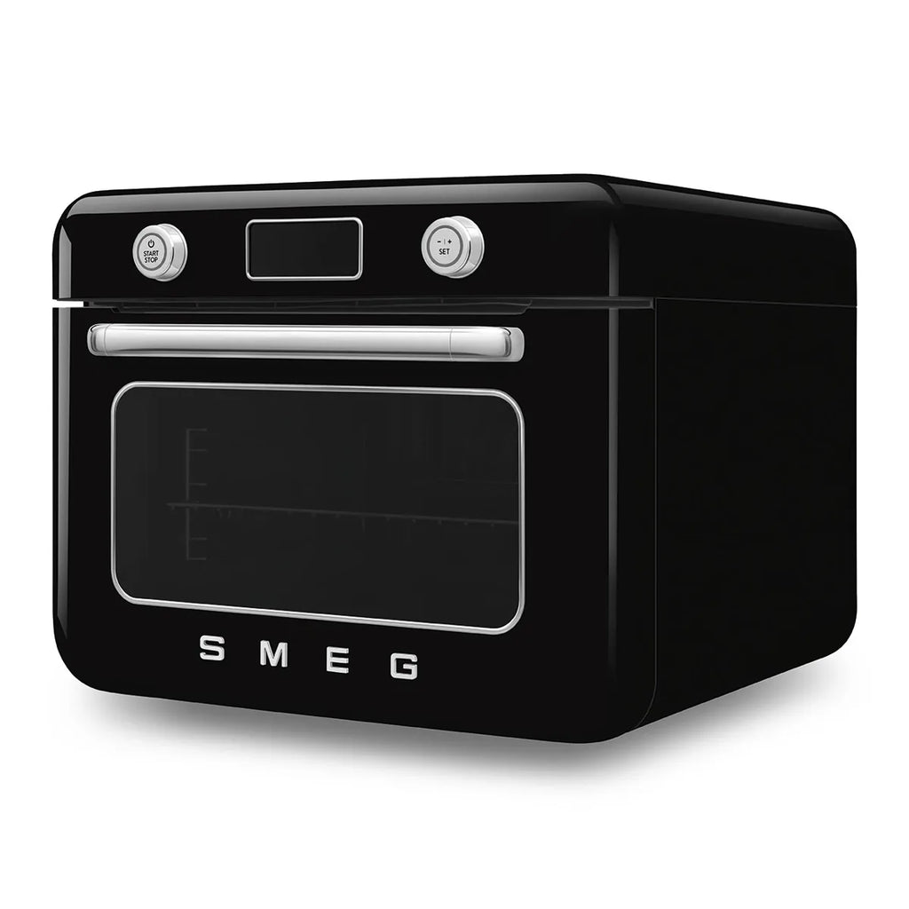 Nablatowy piekarnik Galileo Smeg COF01BLEU Czarny 50's Style