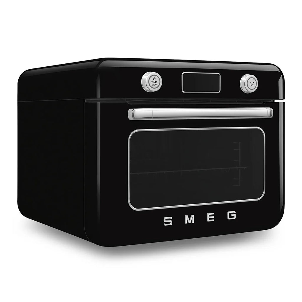 Nablatowy piekarnik Galileo Smeg COF01BLEU Czarny 50's Style