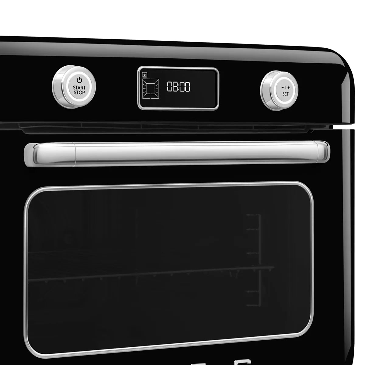 Nablatowy piekarnik Galileo Smeg COF01BLEU Czarny 50's Style