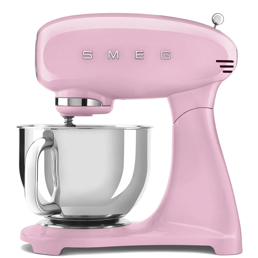 Mikser planetarny Smeg SMF05PKEU Pastelowy róż 50's Style