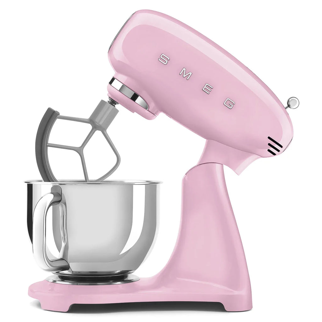 Mikser planetarny Smeg SMF05PKEU Pastelowy róż 50's Style