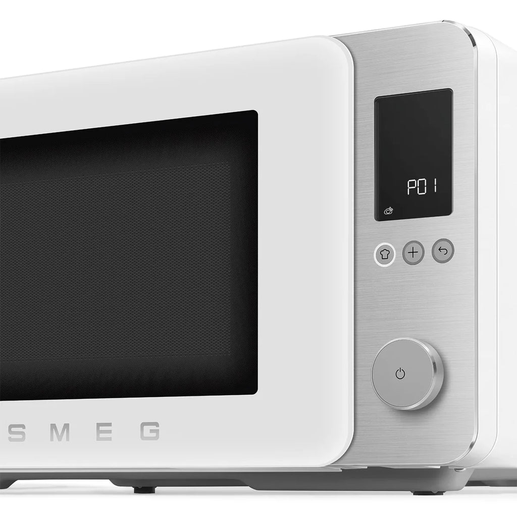 Kuchenka mikrofalowa z funkcją piekarnika Smeg MOC02WHMEU Biały Collezione