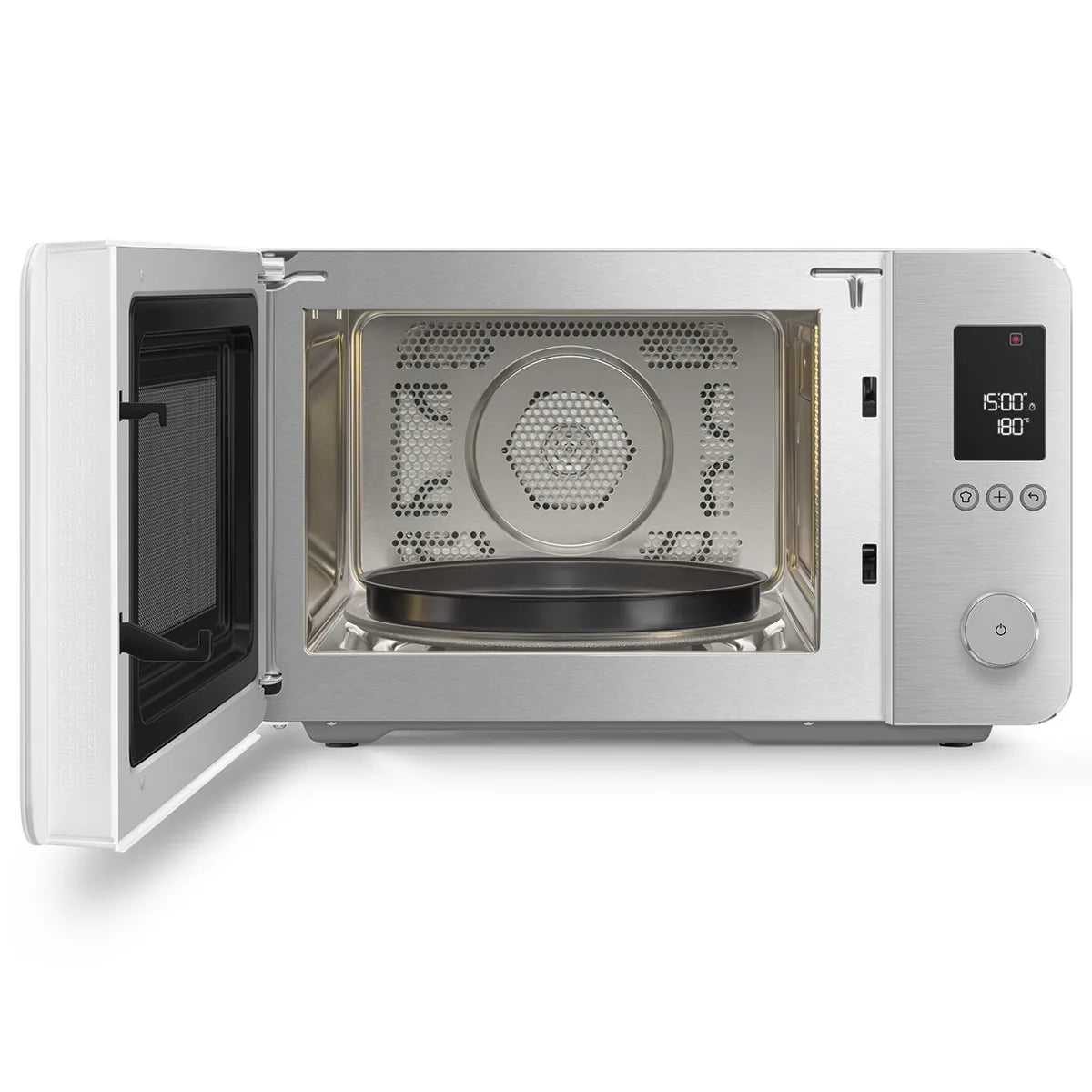 Kuchenka mikrofalowa z funkcją piekarnika Smeg MOC02WHMEU Biały Collezione