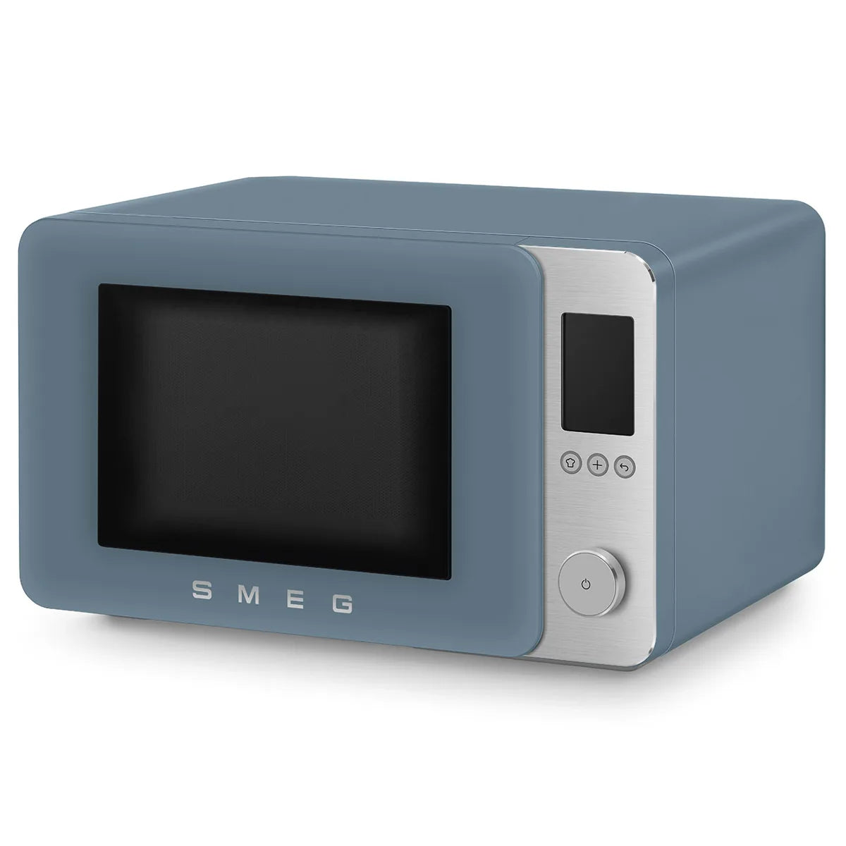 Kuchenka mikrofalowa z funkcją piekarnika Smeg MOC02SBMEU Storm blue Collezione