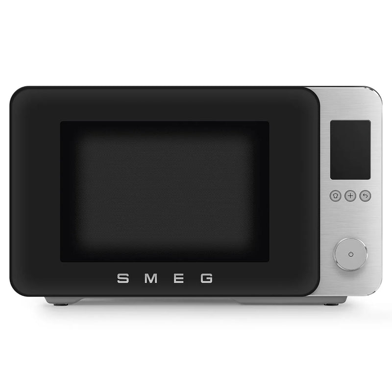 Kuchenka mikrofalowa z funkcją piekarnika Smeg MOC02BLMEU Czarny Collezione