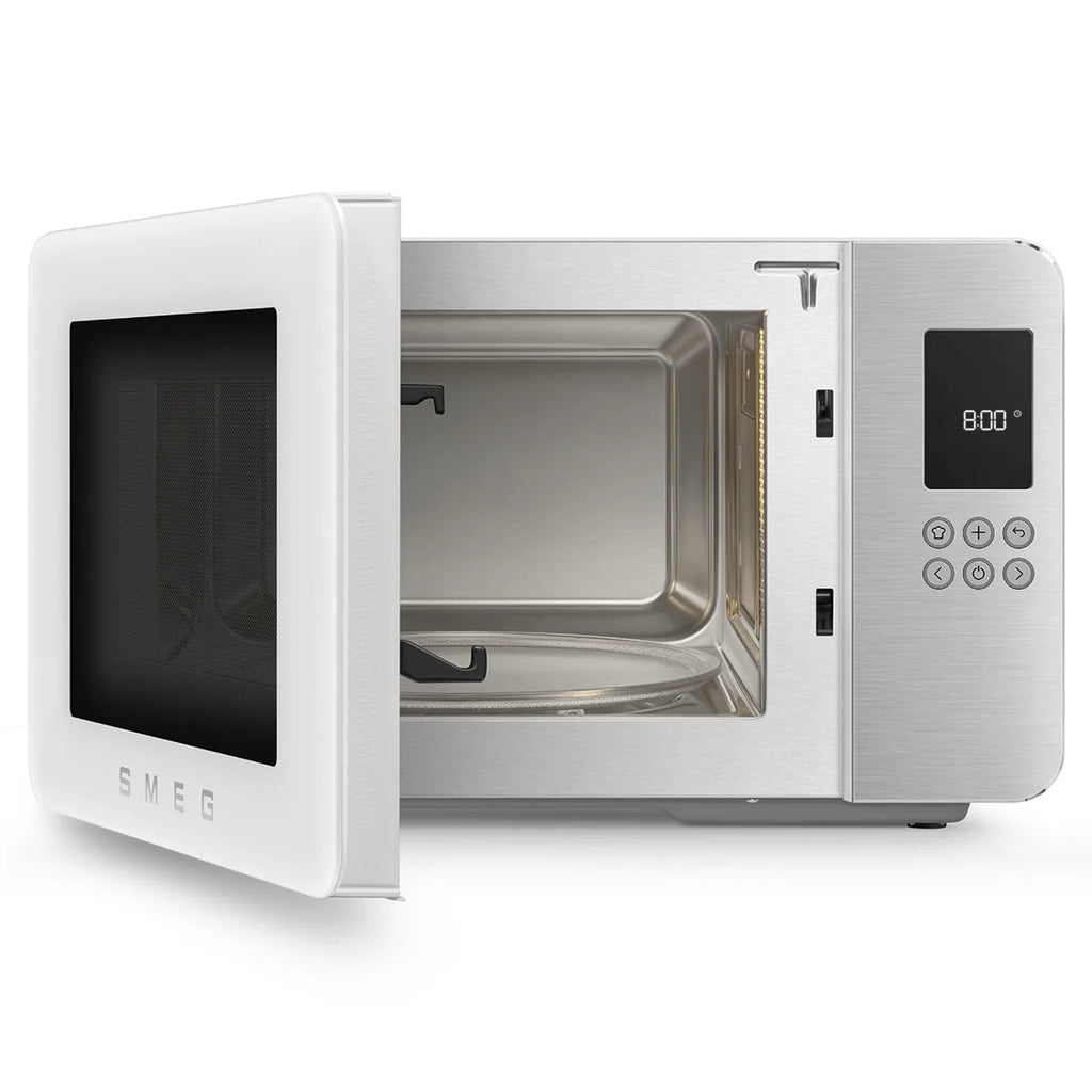 Kuchenka mikrofalowa z funkcją grill Smeg MOC01WHMEU Biały Collezione