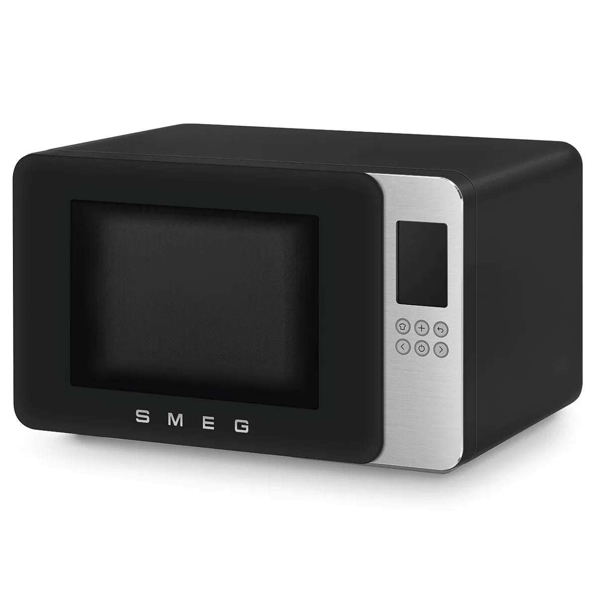 Kuchenka mikrofalowa z funkcją grill Smeg MOC01BLMEU Czarny Collezione