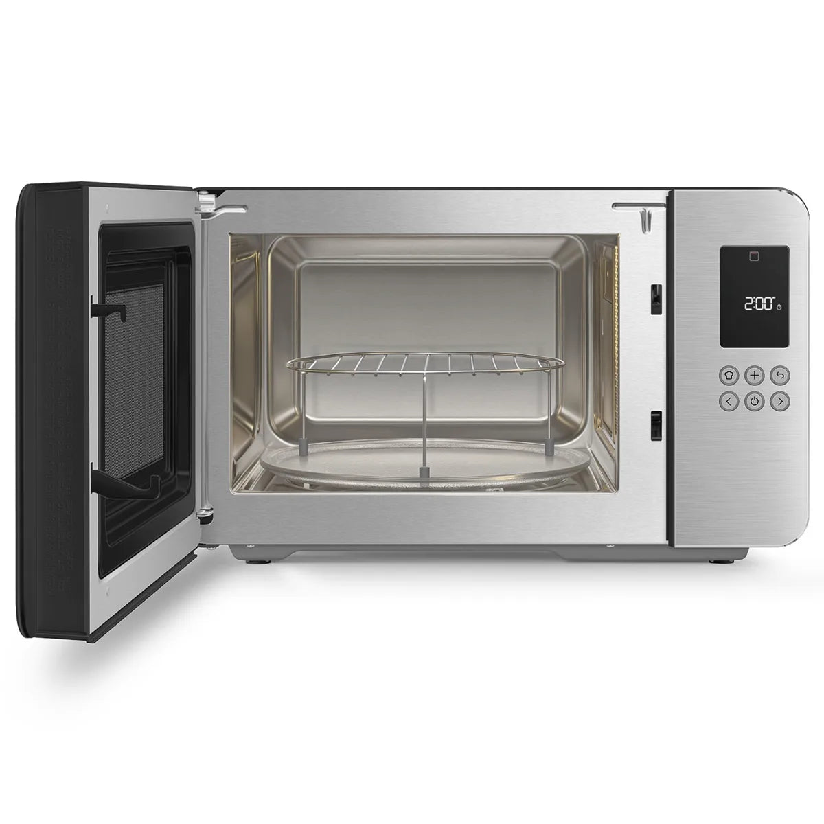 Kuchenka mikrofalowa z funkcją grill Smeg MOC01BLMEU Czarny Collezione
