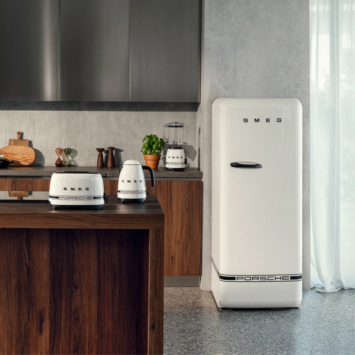 Toster TSF01 | Carrara White Porsche x SMEG
