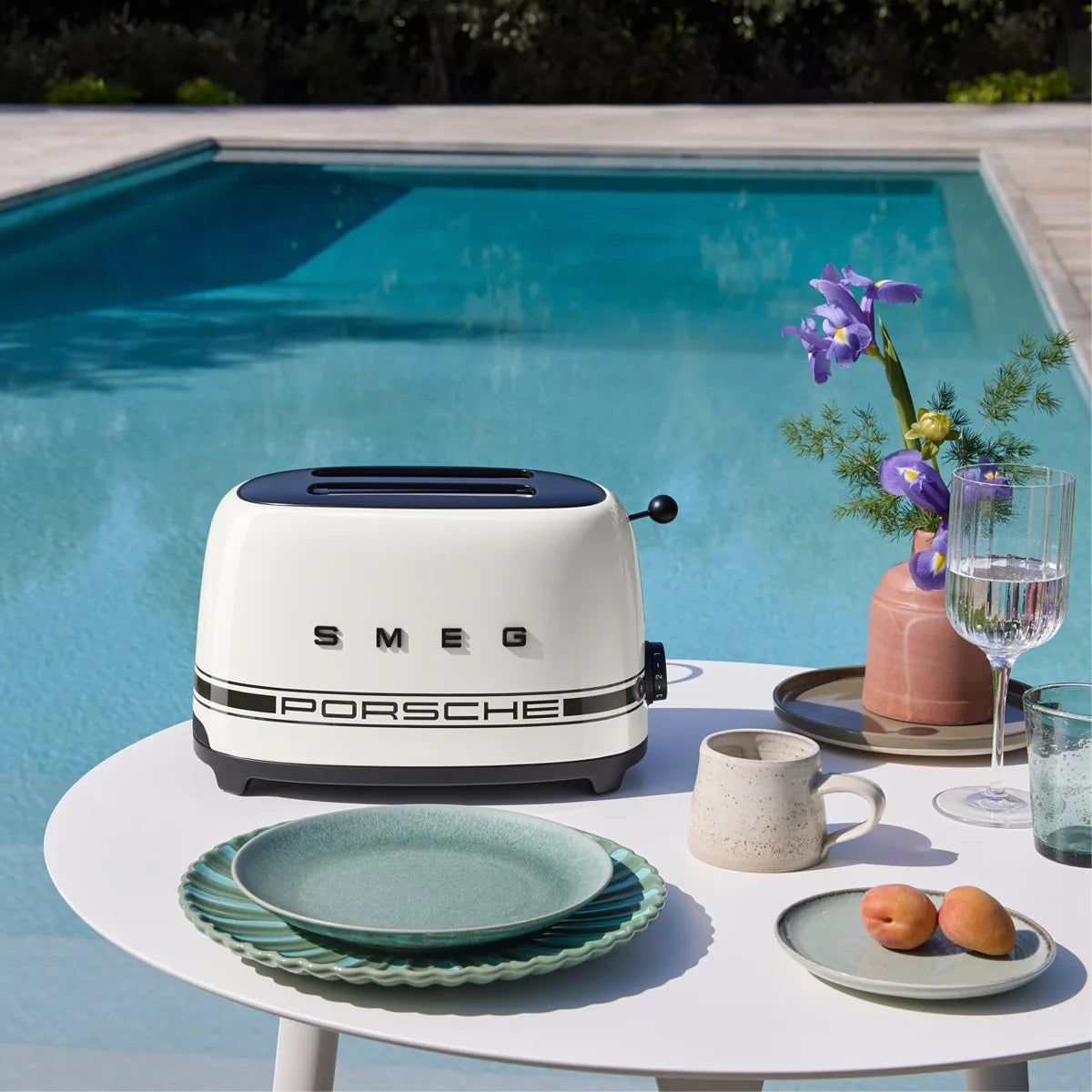 Toster TSF01 | Carrara White Porsche x SMEG