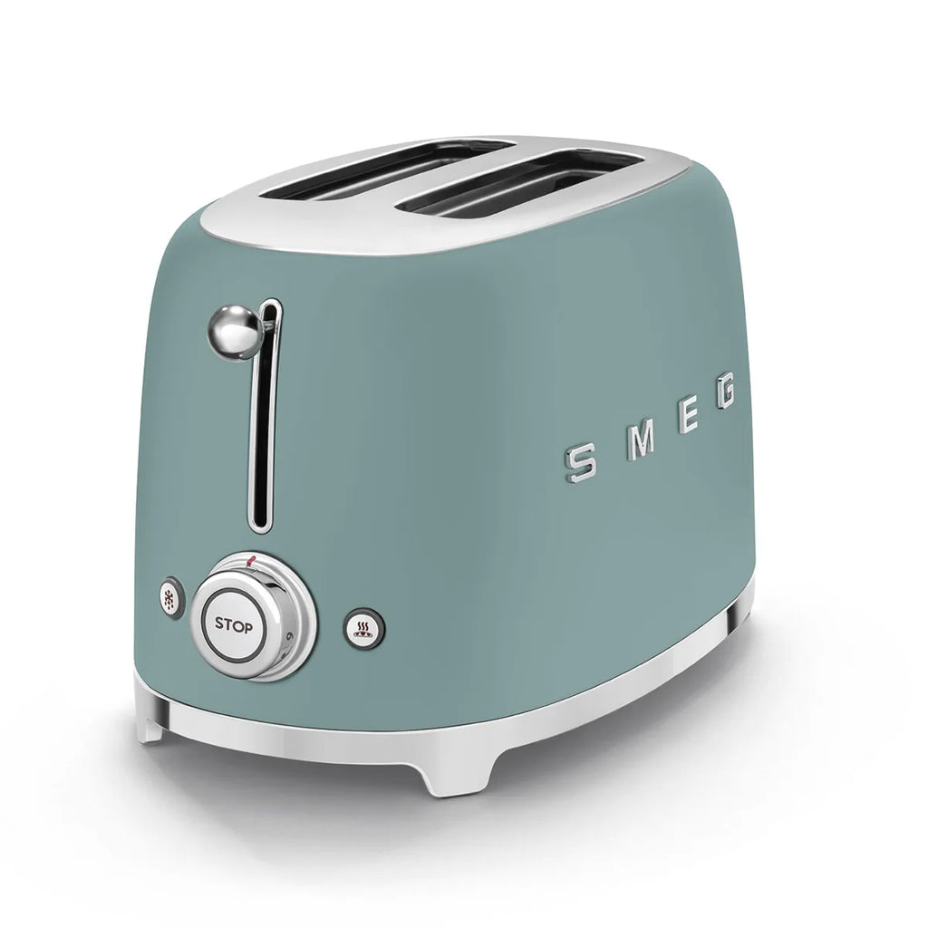 Toster na 2 kromki Smeg TSF01EGMEU Szmaragdowy 50's Style