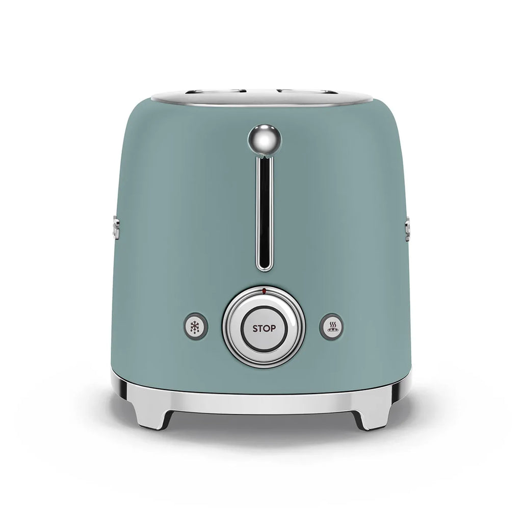 Toster na 2 kromki Smeg TSF01EGMEU Szmaragdowy 50's Style