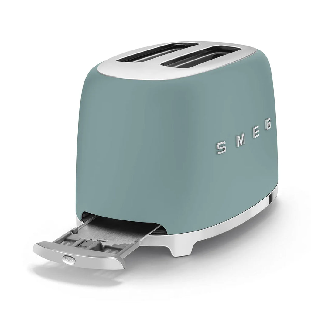 Toster na 2 kromki Smeg TSF01EGMEU Szmaragdowy 50's Style