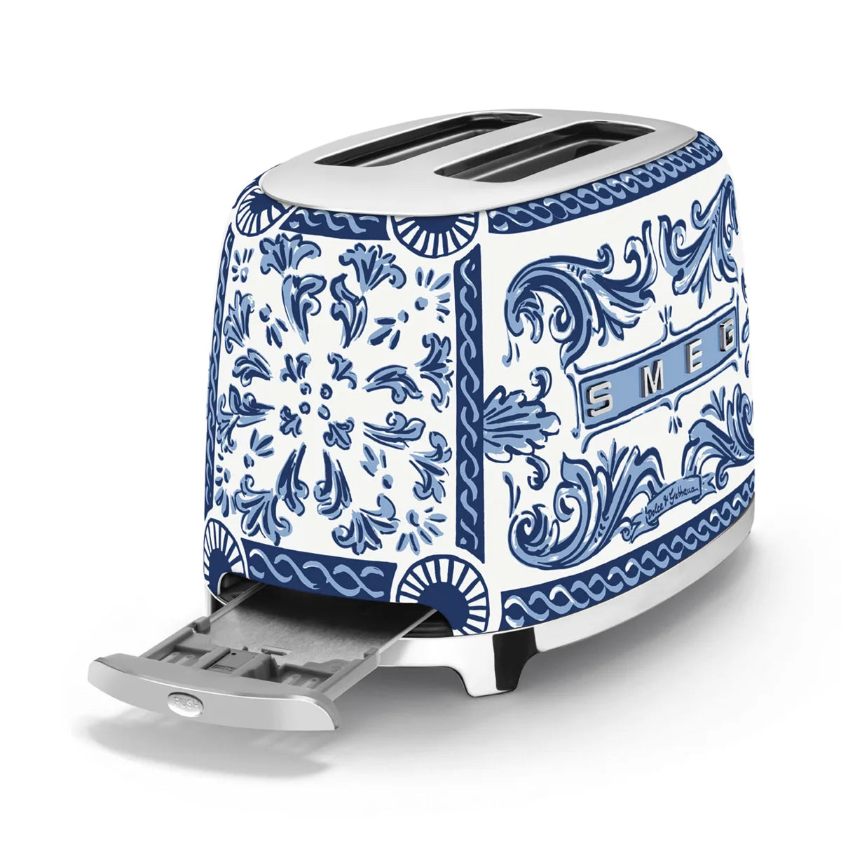 Toster na 2 kromki Blu Mediterraneo Smeg & Dolce&Gabbana