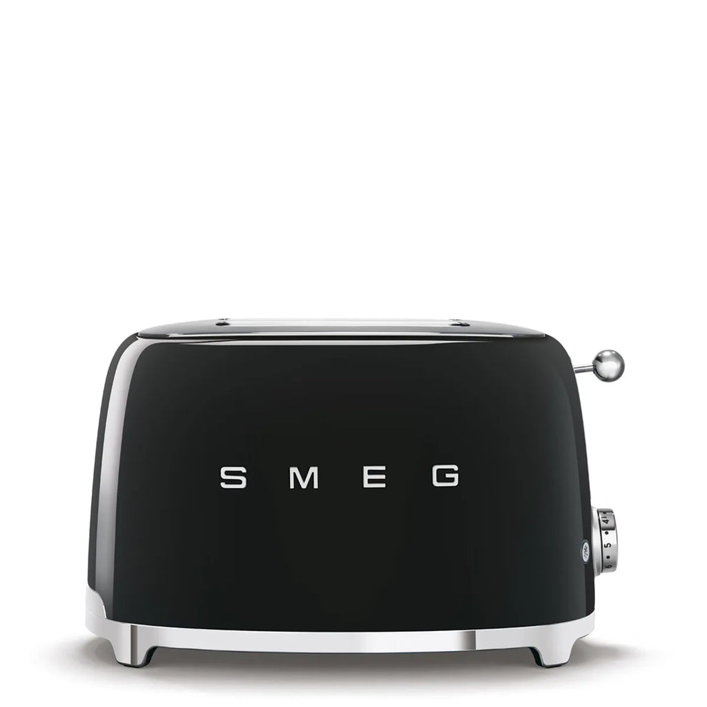 Toster na 2 kromki Smeg TSF01BLEU Czarny 50's Style