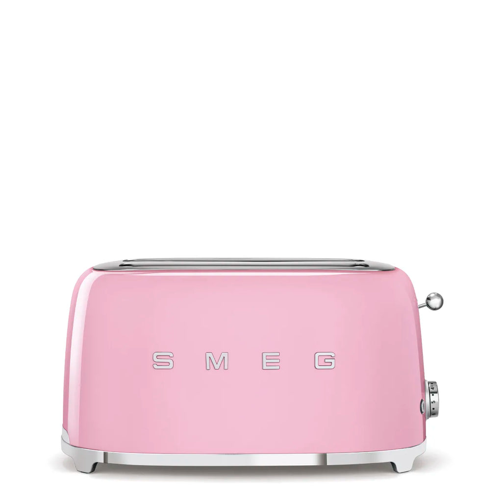 Toster na 4 kromki Smeg TSF02PKEU Pastelowy róż 50's Style